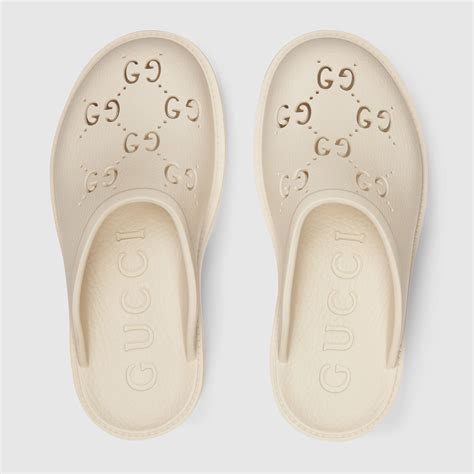 gucci rubber sandals colors|Gucci perforated rubber sandals.